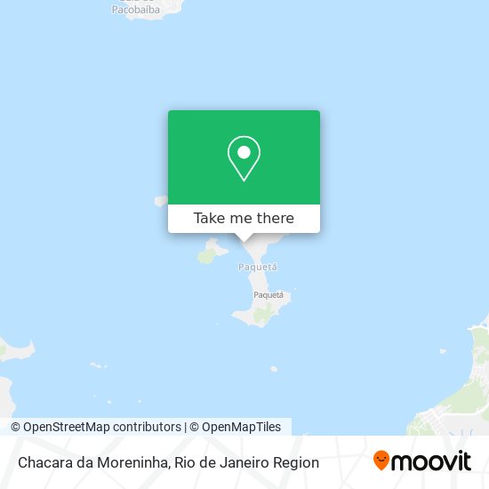 Chacara da Moreninha map