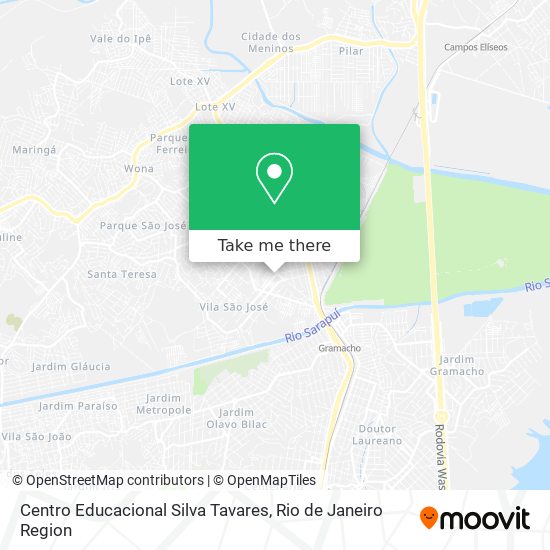 Centro Educacional Silva Tavares map