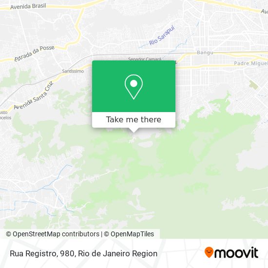 Rua Registro, 980 map