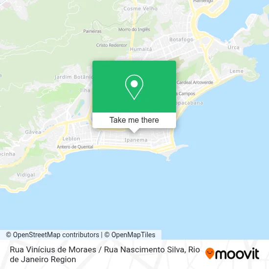 Rua Vinícius de Moraes / Rua Nascimento Silva map