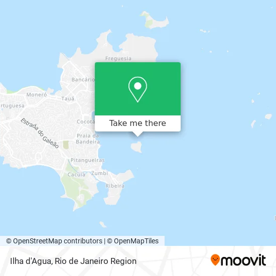 Ilha d'Agua map