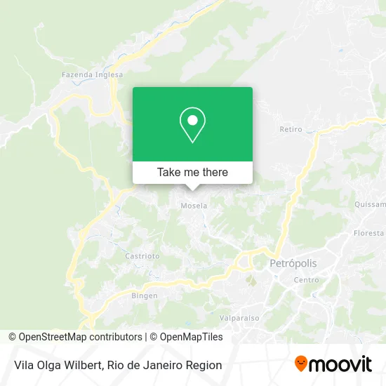 Vila Olga Wilbert map
