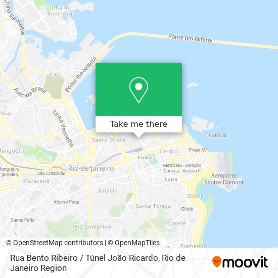 Rua Bento Ribeiro / Túnel João Ricardo map