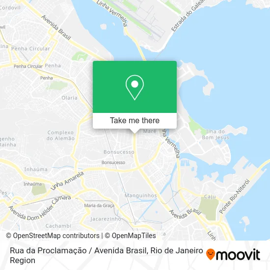 Rua da Proclamação / Avenida Brasil map