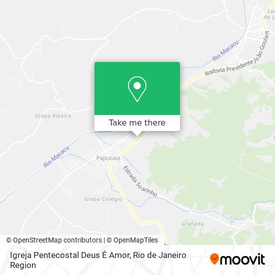 Igreja Pentecostal Deus É Amor map