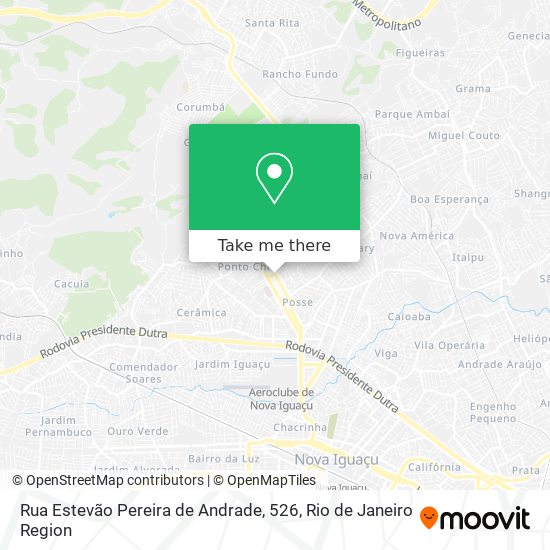 Rua Estevão Pereira de Andrade, 526 map