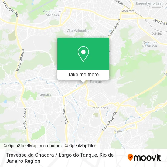 Travessa da Chácara / Largo do Tanque map