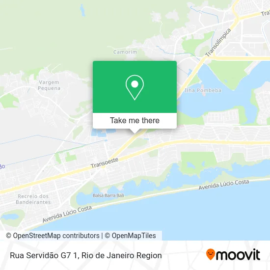 Rua Servidão G7 1 map