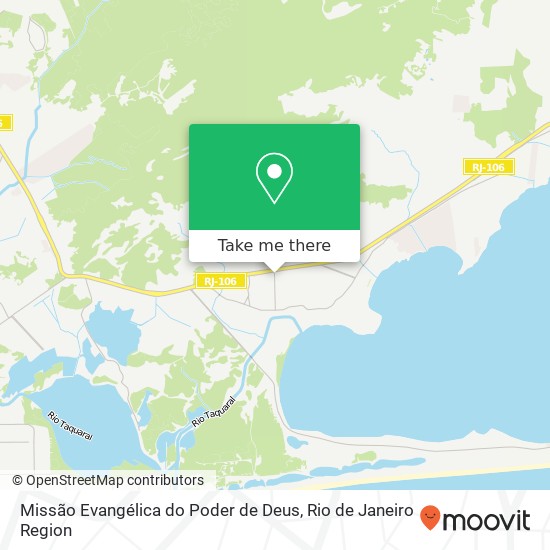 Missão Evangélica do Poder de Deus map