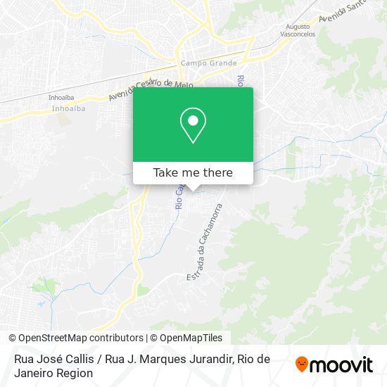 Mapa Rua José Callis / Rua J. Marques Jurandir