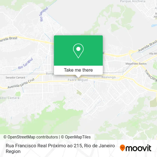 Rua Francisco Real Próximo ao 215 map
