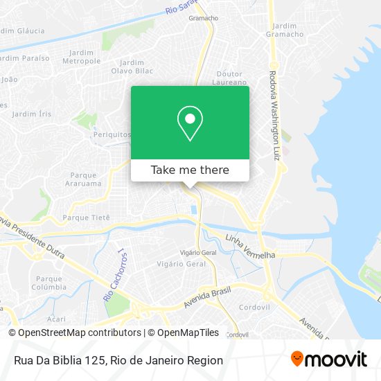 Rua Da Biblia 125 map