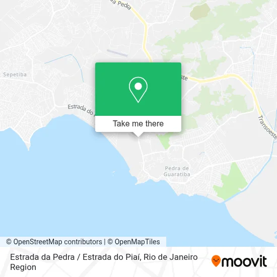 Estrada da Pedra / Estrada do Piaí map