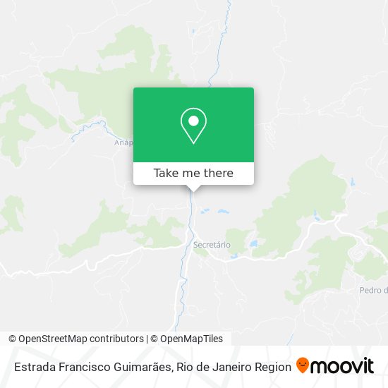 Estrada Francisco Guimarães map