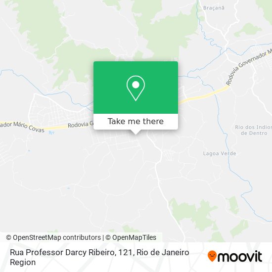 Mapa Rua Professor Darcy Ribeiro, 121