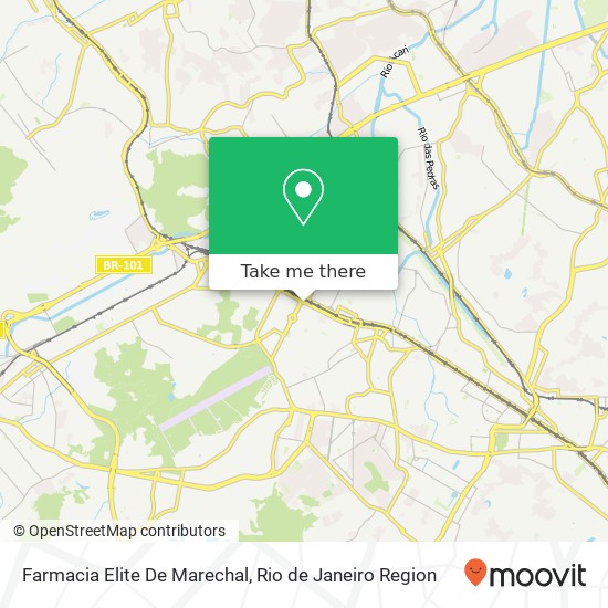 Farmacia Elite De Marechal map