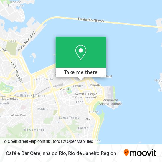Café e Bar Cerejinha do Rio map