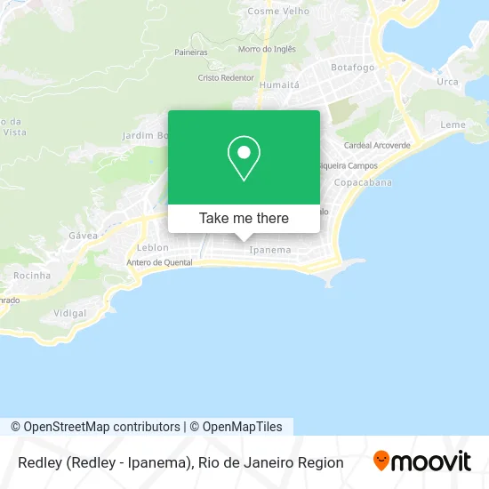 Redley (Redley - Ipanema) map