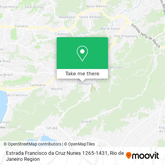 Estrada Francisco da Cruz Nunes 1265-1431 map