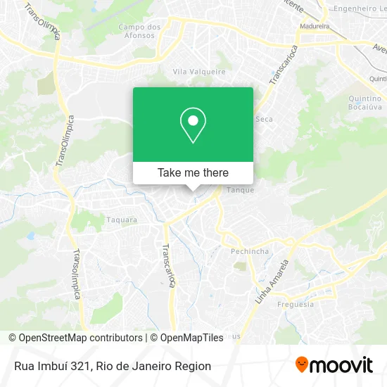 Rua Imbuí 321 map