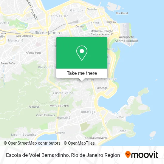 Escola de Volei Bernardinho map