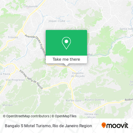 Bangalo S Motel Turismo map