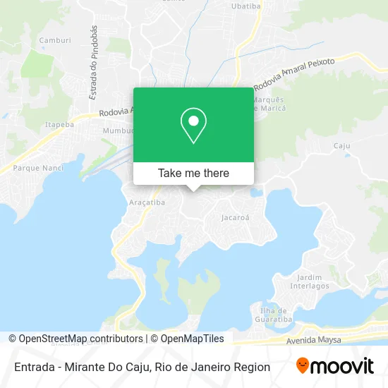 Entrada - Mirante Do Caju map