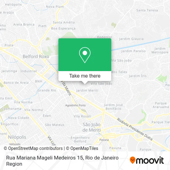 Rua Mariana Mageli Medeiros 15 map