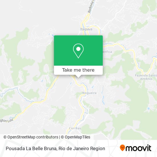 Pousada La Belle Bruna map