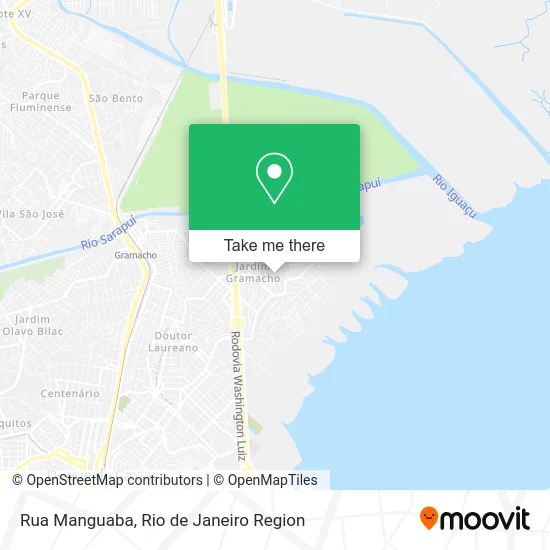Rua Manguaba map