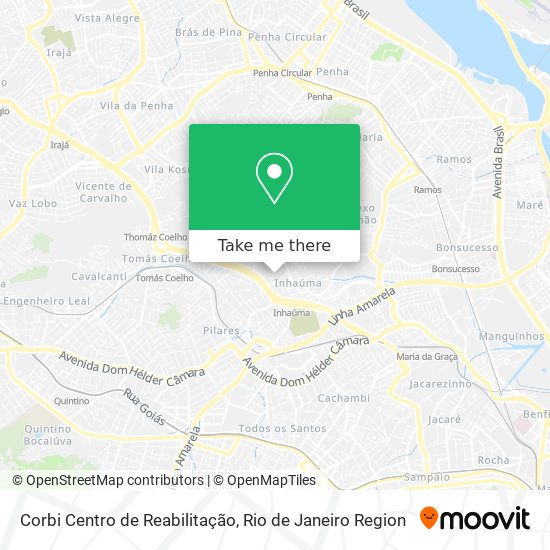 Corbi Centro de Reabilitação map