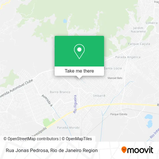 Rua Jonas Pedrosa map