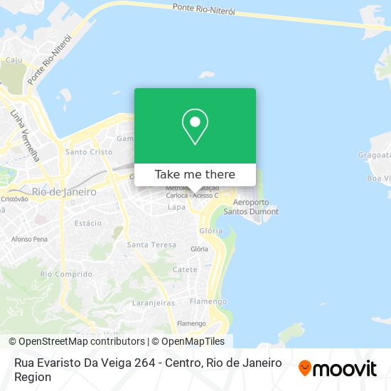 Rua Evaristo Da Veiga 264 - Centro map