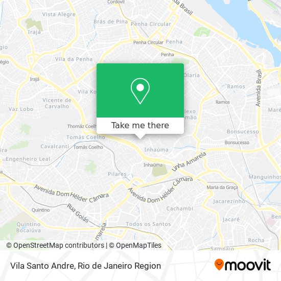 Mapa Vila Santo Andre