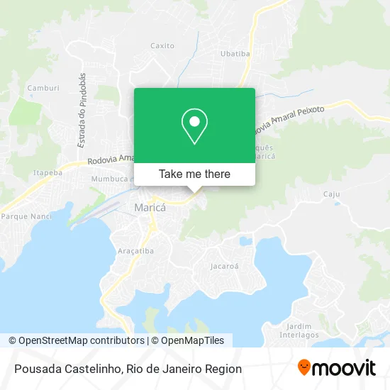 Pousada Castelinho map