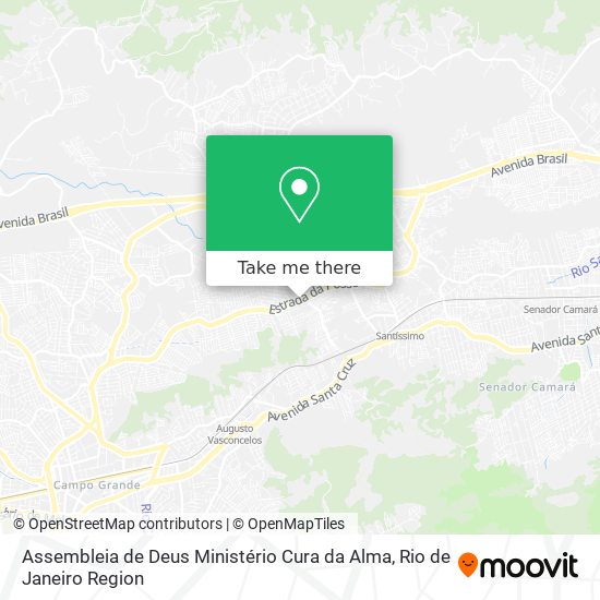 Assembleia de Deus Ministério Cura da Alma map