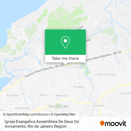 Igreja Evangelica Assembleia De Deus Do Avivamento map