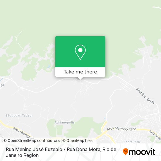Rua Menino José Euzebio / Rua Dona Mora map