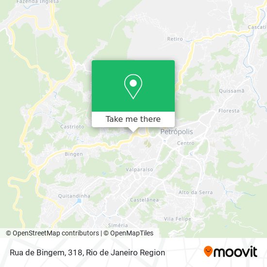 Rua de Bingem, 318 map