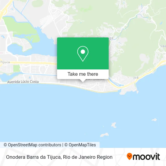 Onodera Barra da Tijuca map
