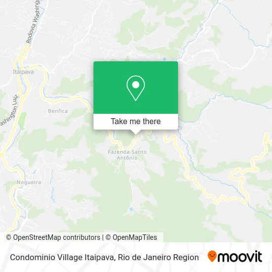 Condominio Village Itaipava map