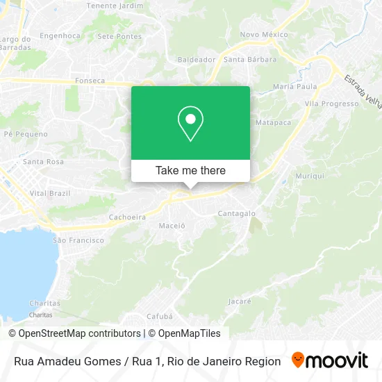 Rua Amadeu Gomes / Rua 1 map
