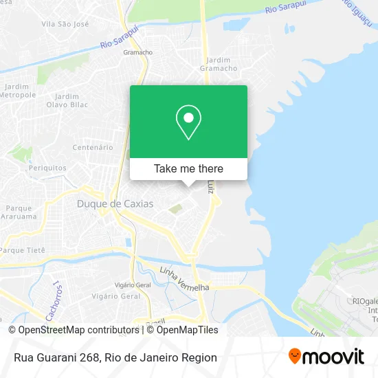 Rua Guarani 268 map