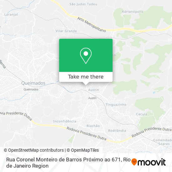 Rua Coronel Monteiro de Barros Próximo ao 671 map