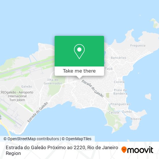 Estrada do Galeão Próximo ao 2220 map