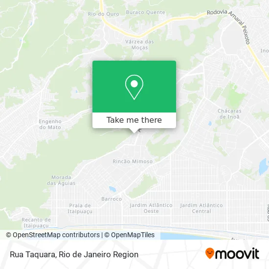 Rua Taquara map