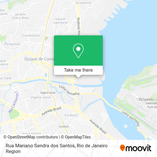 Rua Mariano Sendra dos Santos map