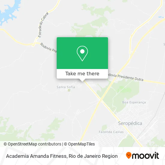 Academia Amanda Fitness map