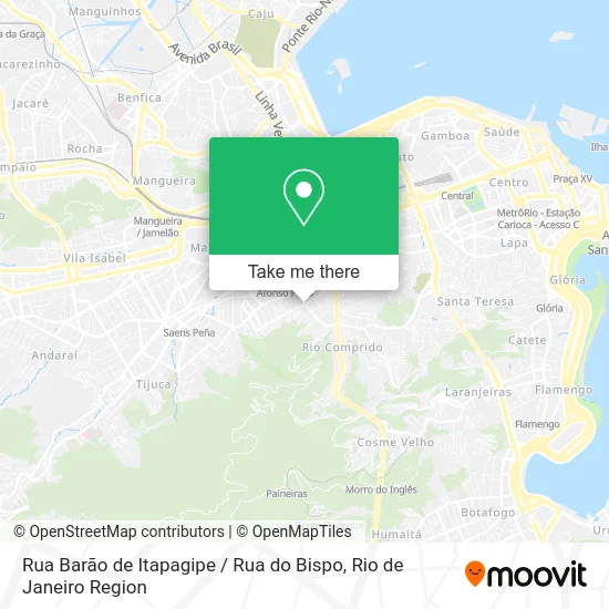 Rua Barão de Itapagipe / Rua do Bispo map