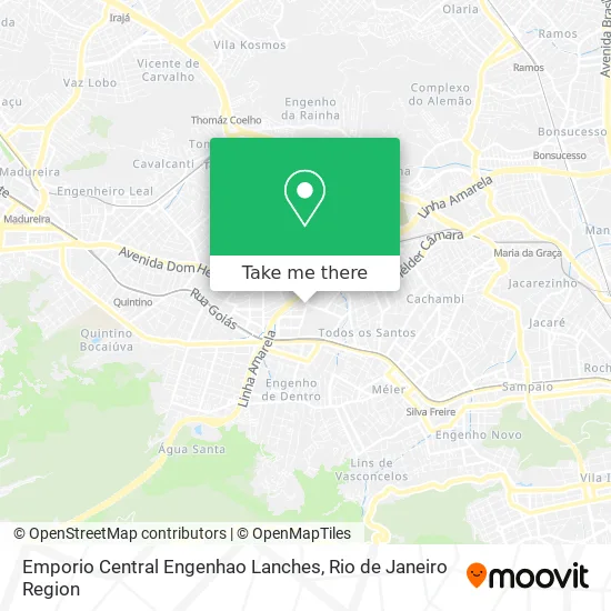 Emporio Central Engenhao Lanches map